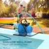 FOTING 1.6 HP Shallow Well Pump, 1215 GPH Portable Garden Pump, Stainless Steel Water Transfer Household Draining Irrigation Pump for Lawn Farm FOTING 1.6 HP Shallow Well Pump, 1215 GPH Portable Garden Pump, Stainless Steel Water Transfer Household Draining Irrigation Pump for Lawn Farm