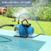 FOTING 1.6 HP Shallow Well Pump, 1215 GPH Portable Garden Pump, Stainless Steel Water Transfer Household Draining Irrigation Pump for Lawn Farm FOTING 1.6 HP Shallow Well Pump, 1215 GPH Portable Garden Pump, Stainless Steel Water Transfer Household Draining Irrigation Pump for Lawn Farm