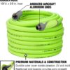 Flexzilla Garden Hose with SwivelGrip, 5/8 in. x 100 ft., Heavy Duty, Lightweight, Drinking Water Safe, ZillaGreen - HFZG5100YWS-E Flexzilla Garden Hose with SwivelGrip, 5/8 in. x 100 ft., Heavy Duty, Lightweight, Drinking Water Safe, ZillaGreen - HFZG5100YWS-E