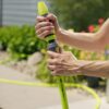 Flexzilla Garden Hose with SwivelGrip, 5/8 in. x 75 ft., Heavy Duty, Lightweight, Drinking Water Safe, ZillaGreen - HFZG575YWS-E Flexzilla Garden Hose with SwivelGrip, 5/8 in. x 75 ft., Heavy Duty, Lightweight, Drinking Water Safe, ZillaGreen - HFZG575YWS-E