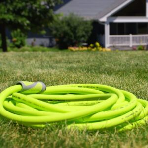 Flexzilla Garden Hose with SwivelGrip, 5/8 in. x 75 ft., Heavy Duty, Lightweight, Drinking Water Safe, ZillaGreen - HFZG575YWS-E Flexzilla Garden Hose with SwivelGrip, 5/8 in. x 75 ft., Heavy Duty, Lightweight, Drinking Water Safe, ZillaGreen - HFZG575YWS-E