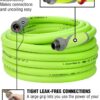 Flexzilla Garden Hose with SwivelGrip, 5/8 in. x 75 ft., Heavy Duty, Lightweight, Drinking Water Safe, ZillaGreen - HFZG575YWS-E Flexzilla Garden Hose with SwivelGrip, 5/8 in. x 75 ft., Heavy Duty, Lightweight, Drinking Water Safe, ZillaGreen - HFZG575YWS-E