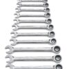 GEARWRENCH 16 Pc. Ratcheting Combination Wrench Set with Tray, Metric - 9416 GEARWRENCH 16 Pc. Ratcheting Combination Wrench Set with Tray, Metric - 9416