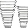 GEARWRENCH 28 Pc. 6 Pt. Combination Wrench Set, SAE/Metric - 81923, Chrome