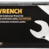 GEARWRENCH 28 Pc. 6 Pt. Combination Wrench Set, SAE/Metric - 81923, Chrome