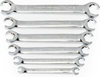 GEARWRENCH 6 Pc. Flare Nut Wrench Set, SAE - 81907