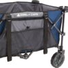 Gorilla Carts 7 Cubic Feet Foldable Collapsible Durable All Terrain Utility Pull Beach Wagon with Oversized Bed and Built in Cup Holders, Blue Gorilla Carts 7 Cubic Feet Foldable Collapsible Durable All Terrain Utility Pull Beach Wagon with Oversized Bed and Built in Cup Holders, Blue