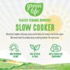 GreenLife Cook Duo Healthy Ceramic Nonstick Programmable 6 Quart Family-Sized Slow Cooker, PFAS-Free, Removable Lid and Pot, Digital Timer, Dishwasher Safe Parts, White