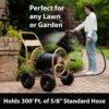 Liberty Garden 870-M1-2 Industrial 4-Wheel Garden Hose Reel Cart, Holds 300-Feet of 5/8-Inch Hose - Tan Liberty Garden 870-M1-2 Industrial 4-Wheel Garden Hose Reel Cart, Holds 300-Feet of 5/8-Inch Hose - Tan