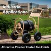 Liberty Garden 870-M1-2 Industrial 4-Wheel Garden Hose Reel Cart, Holds 300-Feet of 5/8-Inch Hose - Tan Liberty Garden 870-M1-2 Industrial 4-Wheel Garden Hose Reel Cart, Holds 300-Feet of 5/8-Inch Hose - Tan
