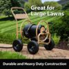 Liberty Garden 870-M1-2 Industrial 4-Wheel Garden Hose Reel Cart, Holds 300-Feet of 5/8-Inch Hose - Tan Liberty Garden 870-M1-2 Industrial 4-Wheel Garden Hose Reel Cart, Holds 300-Feet of 5/8-Inch Hose - Tan