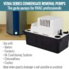 Little Giant VCMA-20ULS 115 Volt, 80 GPH, 1/30 HP Automatic Condensate Removal Pump with Safety Switch, White/Black, 554425