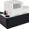 Little Giant VCMA-20ULS 115 Volt, 80 GPH, 1/30 HP Automatic Condensate Removal Pump with Safety Switch, White/Black, 554425