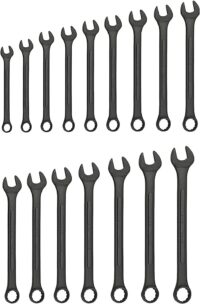 Neiko 03575A Jumbo Combination Wrench Set | 16 Piece | MM | 6 mm to 32 mm | Raised Panel Construction
