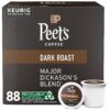 Peet's Coffee, Dark Roast K-Cup Pods for Keurig Brewers - Major Dickason's Blend 88 Count (4 Boxes of 22 K-Cup Pods)