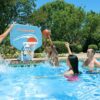 Poolmaster Pro Rebounder Swimming Pool Basketball and Volleyball Game Combo, In-Ground Pool