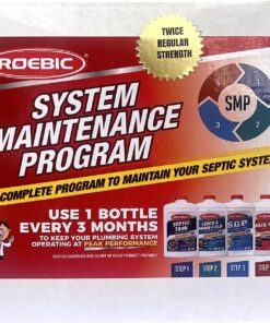 Roebic SMP-1000-PAK-1, Complete Septic System Maintenance Kit, pack of 1, 4 Quarts