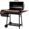 Royal Gourmet CC1830W 30 Barrel Charcoal Grill with Side Table, 627 Square Inches, Outdoor Backyard, Patio and Parties, Black