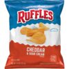 Ruffles Cheddar & Sour Cream Flavored Potato Chips, 1.5 Ounce (Pack of 64) Ruffles Cheddar & Sour Cream Flavored Potato Chips, 1.5 Ounce (Pack of 64)