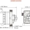 SEAFLO 42-Series Water Pressure Diaphragm Pump w/Variable Flow For Reduced Cycling - 12V, 3.0GPM, 55PSI