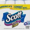 Scott 1000 Sheetsper Roll Toilet Paper (36Count),Blue