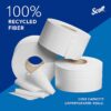 Scott® 100% Recycled Fiber High-Capacity Jumbo Roll Toilet Paper (67805), 2-Ply, White, Non-perforated, (1,000'/Roll, 12 Rolls/Case, 12,000'/Case)