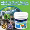 Septic Tank Shock Treatment | Bio Enzyme Septic Safe | Clears Leach & Drain Fields, Dissolves Organic Solids, Grease, Hair - Drain Deodorizer(7.5 LBS)