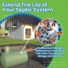 Septic Tank Shock Treatment | Bio Enzyme Septic Safe | Clears Leach & Drain Fields, Dissolves Organic Solids, Grease, Hair - Drain Deodorizer(7.5 LBS)