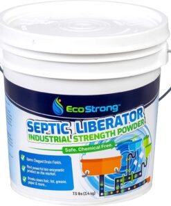 Septic Tank Shock Treatment | Bio Enzyme Septic Safe | Clears Leach & Drain Fields, Dissolves Organic Solids, Grease, Hair - Drain Deodorizer(7.5 LBS)