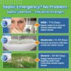 Septic Tank Shock Treatment | Bio Enzyme Septic Safe | Clears Leach & Drain Fields, Dissolves Organic Solids, Grease, Hair - Drain Deodorizer(7.5 LBS)