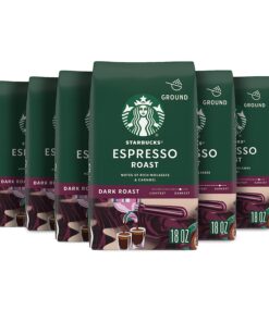 Starbucks Espresso Roast – Ground Coffee 6x18oz Multipack