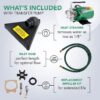 SumpMarine Water Transfer Pump, 115V 330 Gallon Per Hour - Portable Electric Utility Pump with 6' Water Hose Kit - To Remove Water From Garden, Hot Tub, Rain Barrel, Pool, Ponds, Aquariums, and More