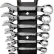 TEKTON Stubby Combination Wrench Set, 8-Piece (5/16-3/4 in.) - Holder | WRN01066