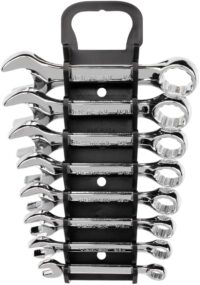TEKTON Stubby Combination Wrench Set, 8-Piece (5/16-3/4 in.) - Holder | WRN01066