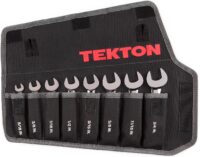 TEKTON Stubby Combination Wrench Set, 8-Piece (5/16-3/4 in.) - Pouch | WRN01086