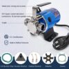 TecHome Hose Pump, 115V 1/10HP 330GPH Waterbed Pump Electric Water Pump Rain Barrel Pump, With Water Hose Kit. TecHome Hose Pump, 115V 1/10HP 330GPH Waterbed Pump Electric Water Pump Rain Barrel Pump, With Water Hose Kit.