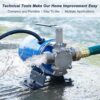 TecHome Hose Pump, 115V 1/10HP 330GPH Waterbed Pump Electric Water Pump Rain Barrel Pump, With Water Hose Kit. TecHome Hose Pump, 115V 1/10HP 330GPH Waterbed Pump Electric Water Pump Rain Barrel Pump, With Water Hose Kit.