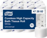 Tork Coreless High-Capacity Toilet Paper Roll White T7, Universal, 2-ply, 36 x 1100 sheets, 472882