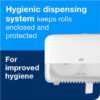 Tork Coreless High-Capacity Toilet Paper Roll White T7, Universal, 2-ply, 36 x 1100 sheets, 472882