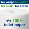 Tork Coreless High-Capacity Toilet Paper Roll White T7, Universal, 2-ply, 36 x 1100 sheets, 472882