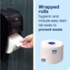 Tork High-Capacity Toilet Paper Roll White T26, Advanced, 2-Ply, 36 x 1000 sheets, 110292A
