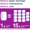 Tork Jumbo Toilet Paper Roll White T1, Advanced, 2-ply, 6 x 1600 feet, 12021502