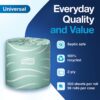 Tork Septic Safe Toilet Paper White, 100% Recycled, 2-ply, 500 Sheets per Roll, 96 Rolls