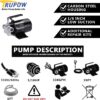 Trupow 1/10HP 330GPH 115-Volt Mini Portable Electric Utility Sump Transfer Water Pump with Water Hose Kit Trupow 1/10HP 330GPH 115-Volt Mini Portable Electric Utility Sump Transfer Water Pump with Water Hose Kit