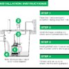 WAYNE CDU790 - 1/3 HP Submersible Cast Iron and Stainless Steel Sump Pump with Integrated Vertical Float Switch - Up to 4,600 Gallons Per Hour - Heavy Duty Basement Sump Pump , Black