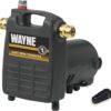 WAYNE PC4 1/2 HP Cast Iron Portable Electric Water Transfer Pump, Black - Removes or Transfers Up To 1,600 Gallons Per Hour