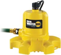 WAYNE Waterbug 1/6 HP 1350 GPH Submersible Multi-Flo Technology-Water Removal and Transfer Pump, Yellow