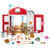 Barbie Sweet Orchard Farm Playset with Barn, Horse, 10 Farm Animals & 15 Accessories, Moving Pieces