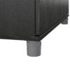 Systembuild Evolution Westford 36" Garage Storage Utility Cabinet, Black Oak