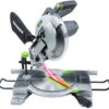 Genesis GMS1015LC 15-Amp 10-Inch Compound Miter Saw with Laser Guide and 9 Positive Miter Stops